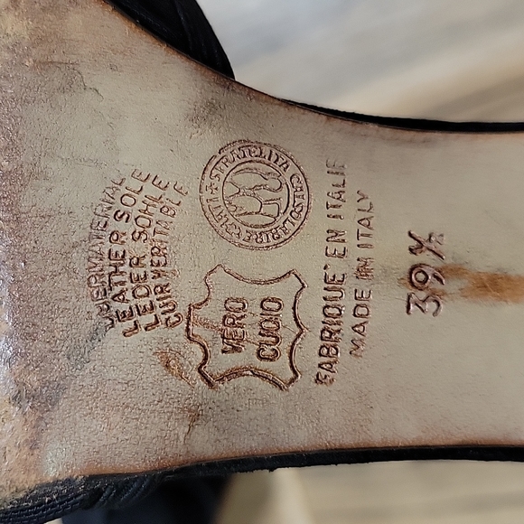 Kurt Geiger Black Mesh Closed Pointed Toe Heels - Picture 4 of 16